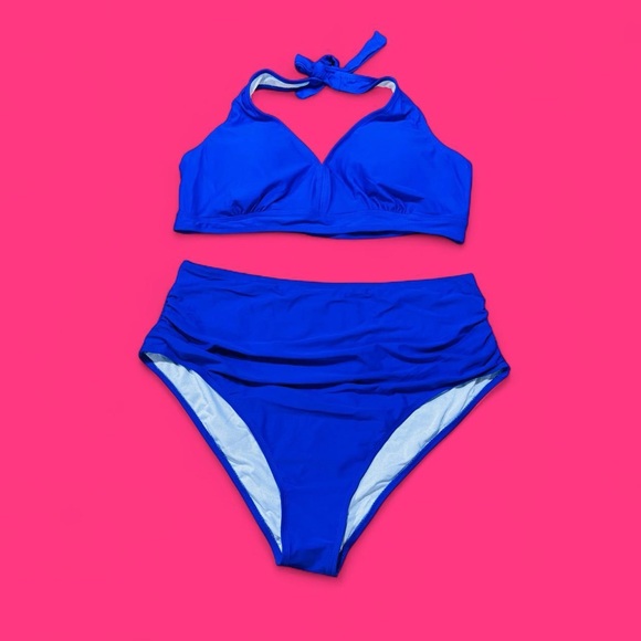 Other - Royal Blue Boutique Two-Piece Swimsuit Size 4XL